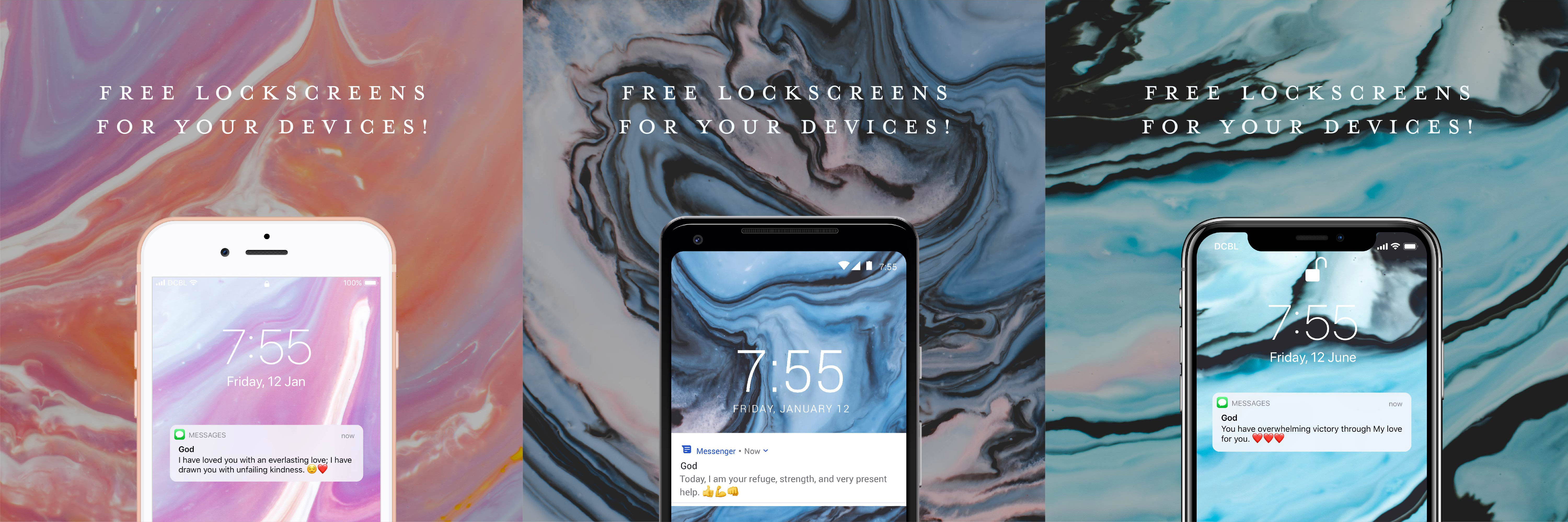 Freebie Friday (January 2018): Phone and Tablet Lockscreens – Decibel